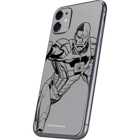 DC Comics Cyborg Comic Pop iPhone 11 Skin